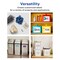 Avery Matte White Removable Rectangle Labels with Sure Feed Technology, Print-to-the-Edge, 4" x 3"